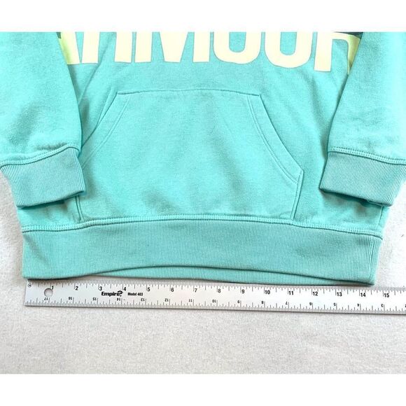 Under Armour Teal Hoodie Sweatshirt Kid’s Medium - Picture 5 of 11